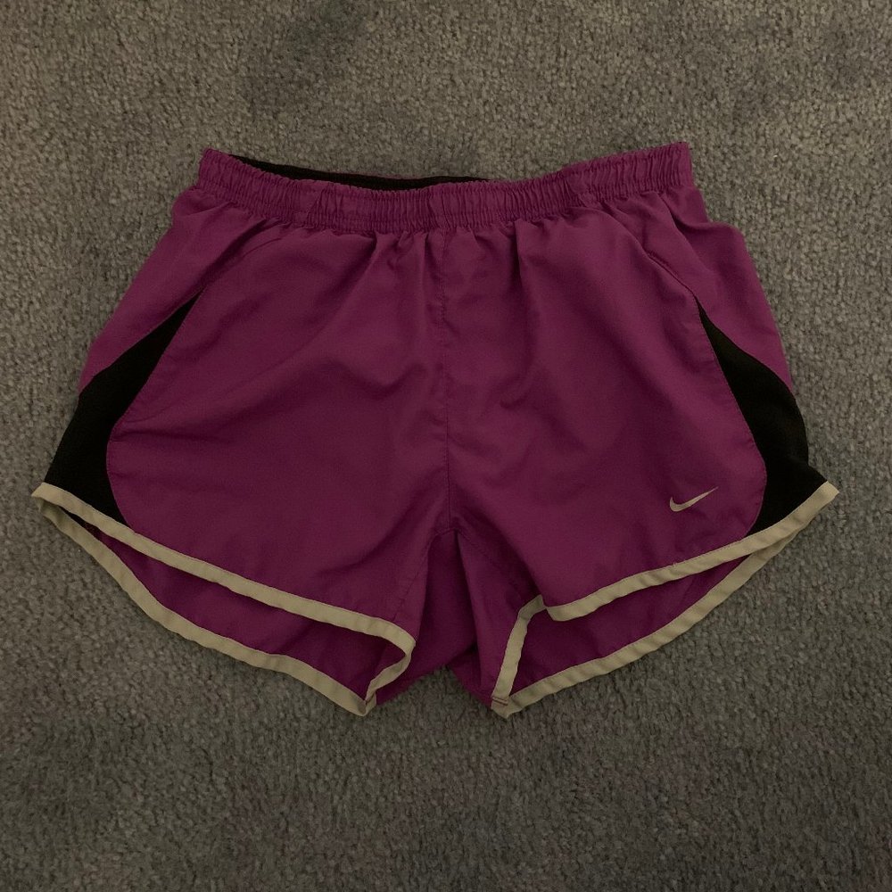 Nike Womens Dri-FIT Tempo Running Shorts Purple XS